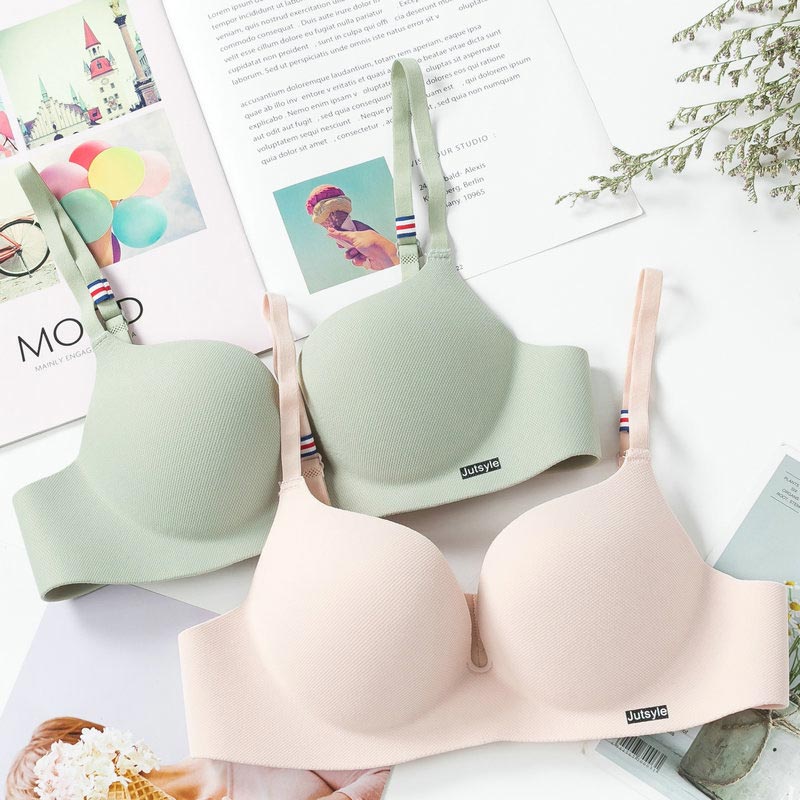 ZXYOUPING peito pequeno Sutiã Push Up Sem Costura Estilo