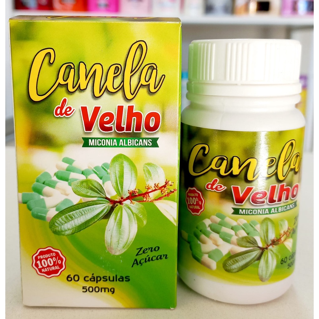 Canela De Velho 60 Cápsulas 500mg Cada | Shopee Brasil