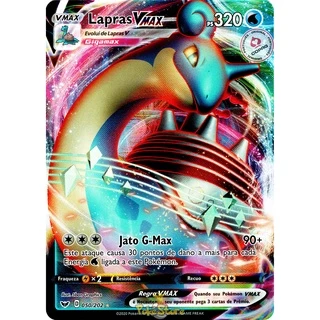 Carta Pokemon Lapras VMAX Português 050/202 Card Original Copag