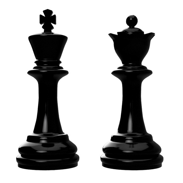 Rei e Rainha Xadrez - Decoração - King and Queen Chess