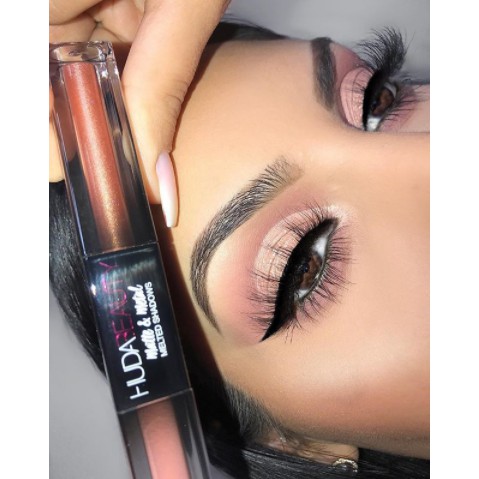 Sombra Líquida Matte e Metal Duo Huda Beauty - Melted Shadows