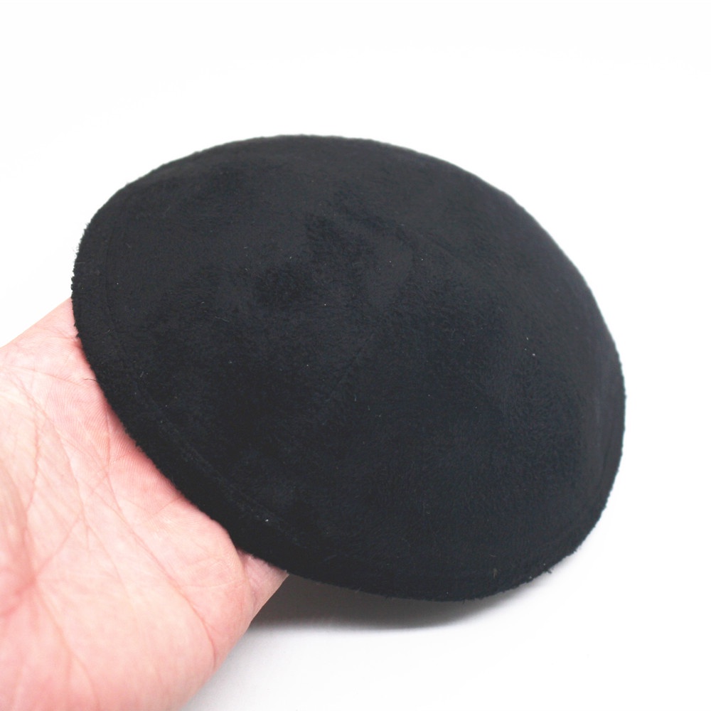 Kippot Jewish Yarmulke Kippah Black Suede Kipa 15cm Israel Gorros ...