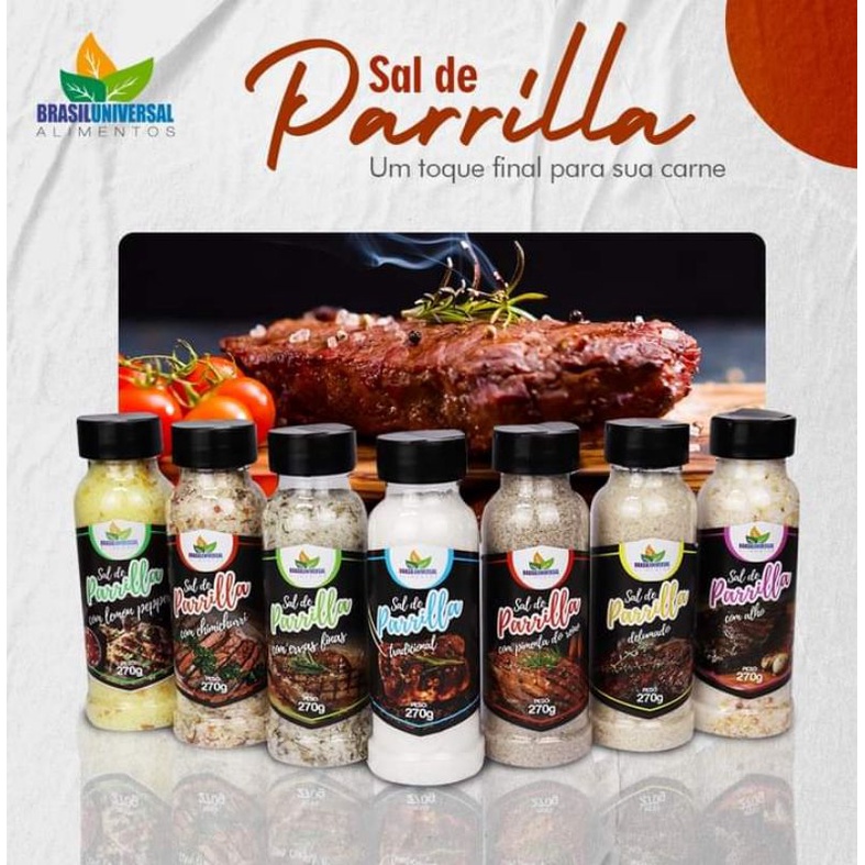 Sal de Parrilla para churrasco 270g | Shopee Brasil