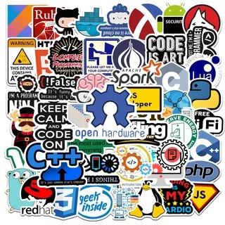 Adesivo De Parede Para Laptop Com Desenho De Procedure/Impermeável/10/50 Peças