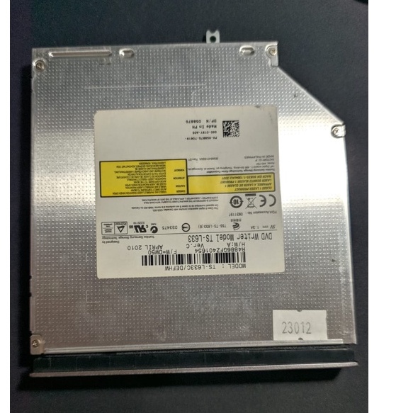 Leitor De Cd E Dvd Para Notebook Writer Model Tsl633 Shopee Brasil