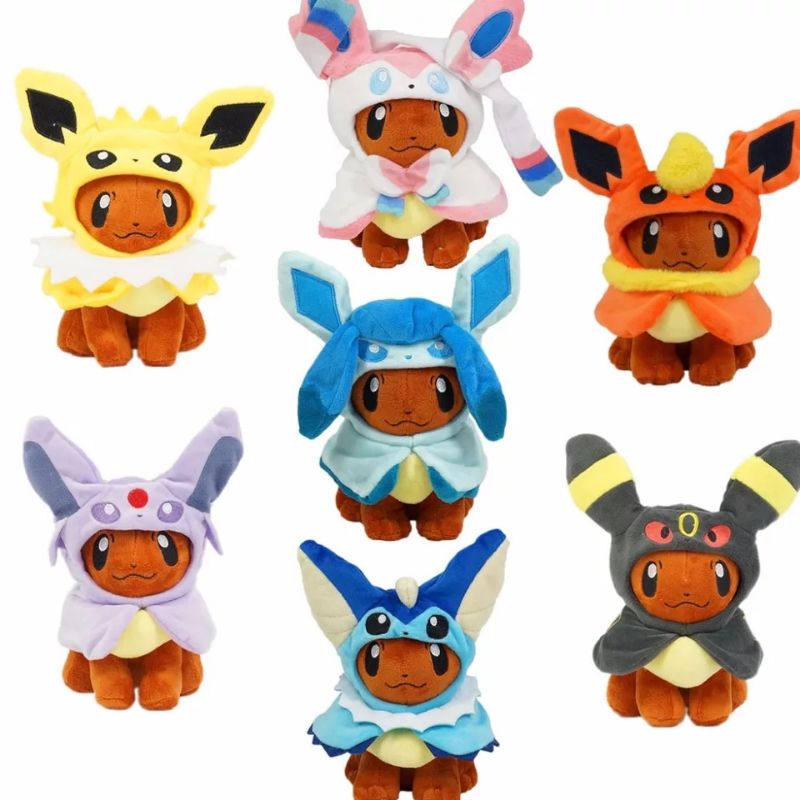 Pelúcia Pokémon - Eevee (20 cm) Jazwares - Pelúcia - Magazine Luiza