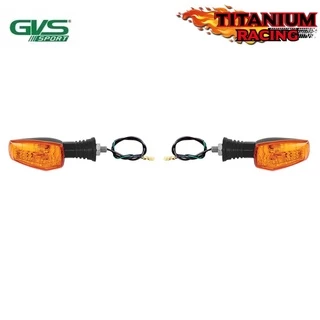 Par de Pisca Seta Moto Suzuki Yes 125 Laranja 2 Unidades