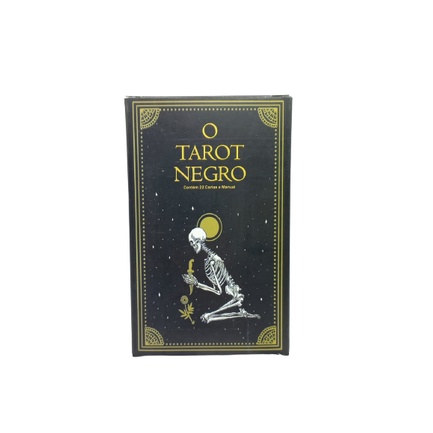 Baralho O Tarot Negro De Marselha Tarô 22 Cartas E Manual - Loja