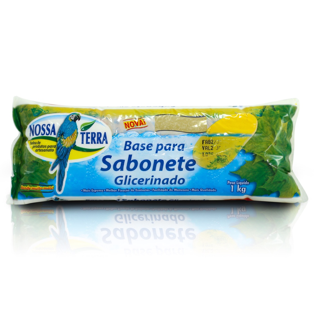 Base Glicerinada para Sabonete Glicerina Transparente Nossa Terra (1kg ...