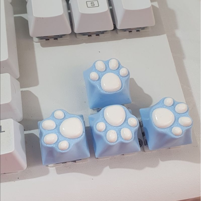 keycaps tecla personalizadas patinhas