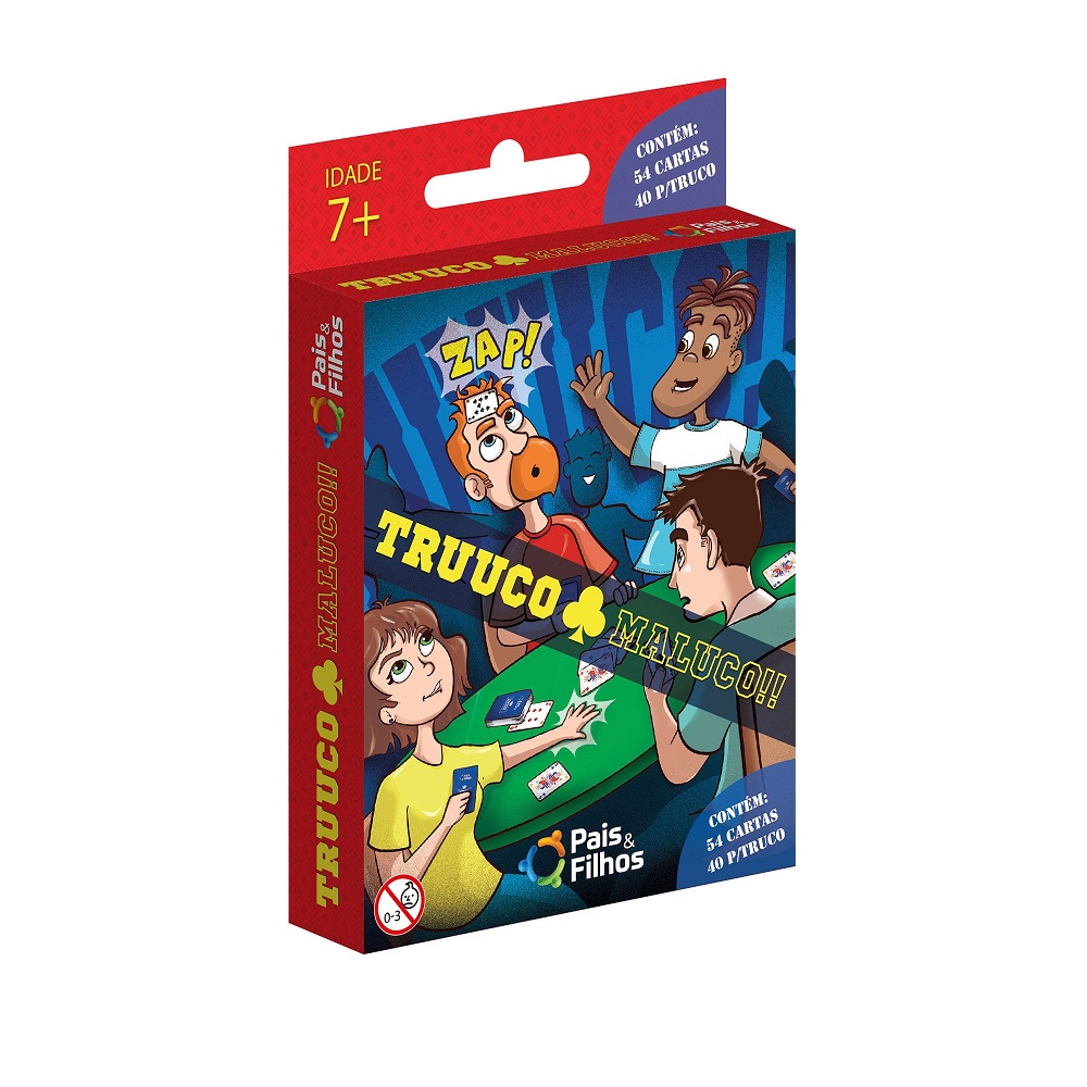 Jogo de Cartas Jogo Truco Malugo - Pais e Filhos