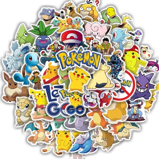 Impermeável Pokémon Tattoo Stickers, Bonito Pikachu Adesivo