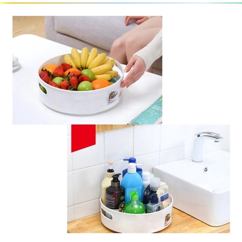 Bandeja giratoria 360 Organizadora Multiuso Rotativa cozinho e casa ...