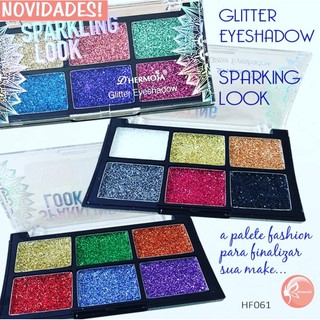 Paleta de Sombras Glitter Prensado - D´hermosa makeup / Sparkiling Look, super pigmentada