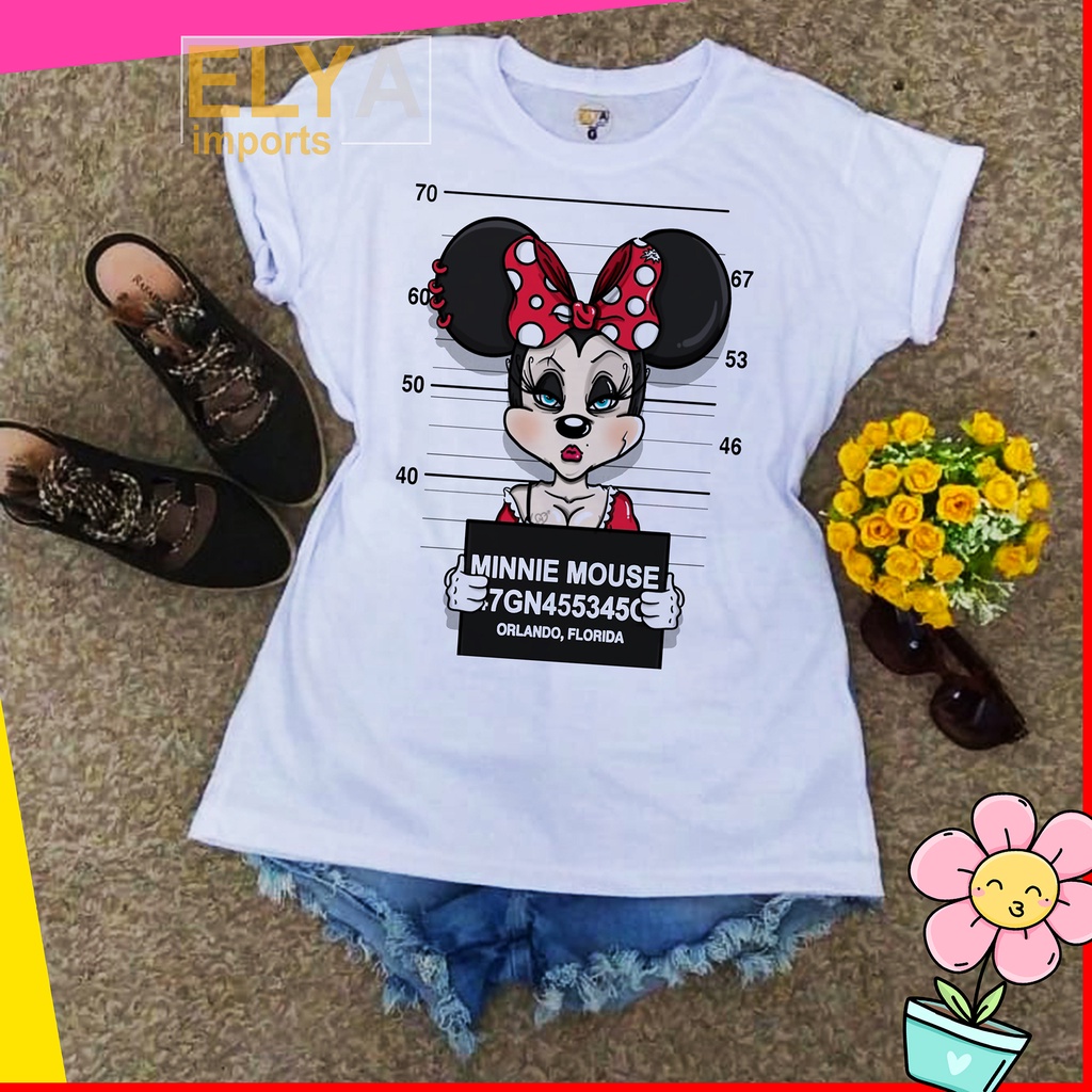 Blusa discount minnie mouse