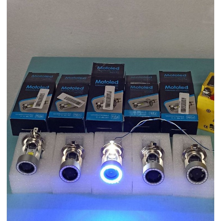 lâmpada super led h4 hs1 25w(olho de anjo)