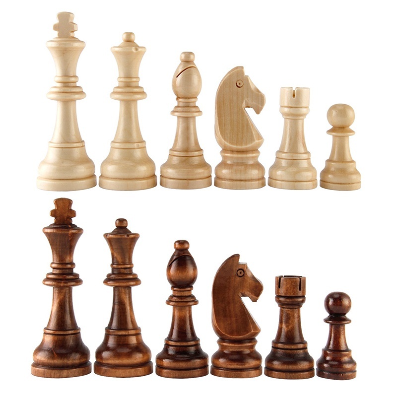 Jogo de xadrez em vidro 32 peças