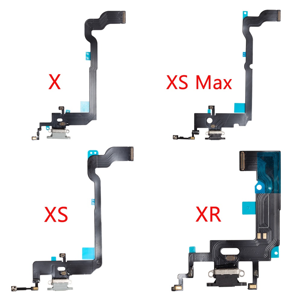 Smartex Connettore Di Ricarica Per IPhone 14 – Dock Charging Flex Rosso, Ricambio Senza Saldatura