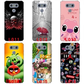 Capa Flexível De Silicone Com Estampa Colorida De Desenho Para Lg G6