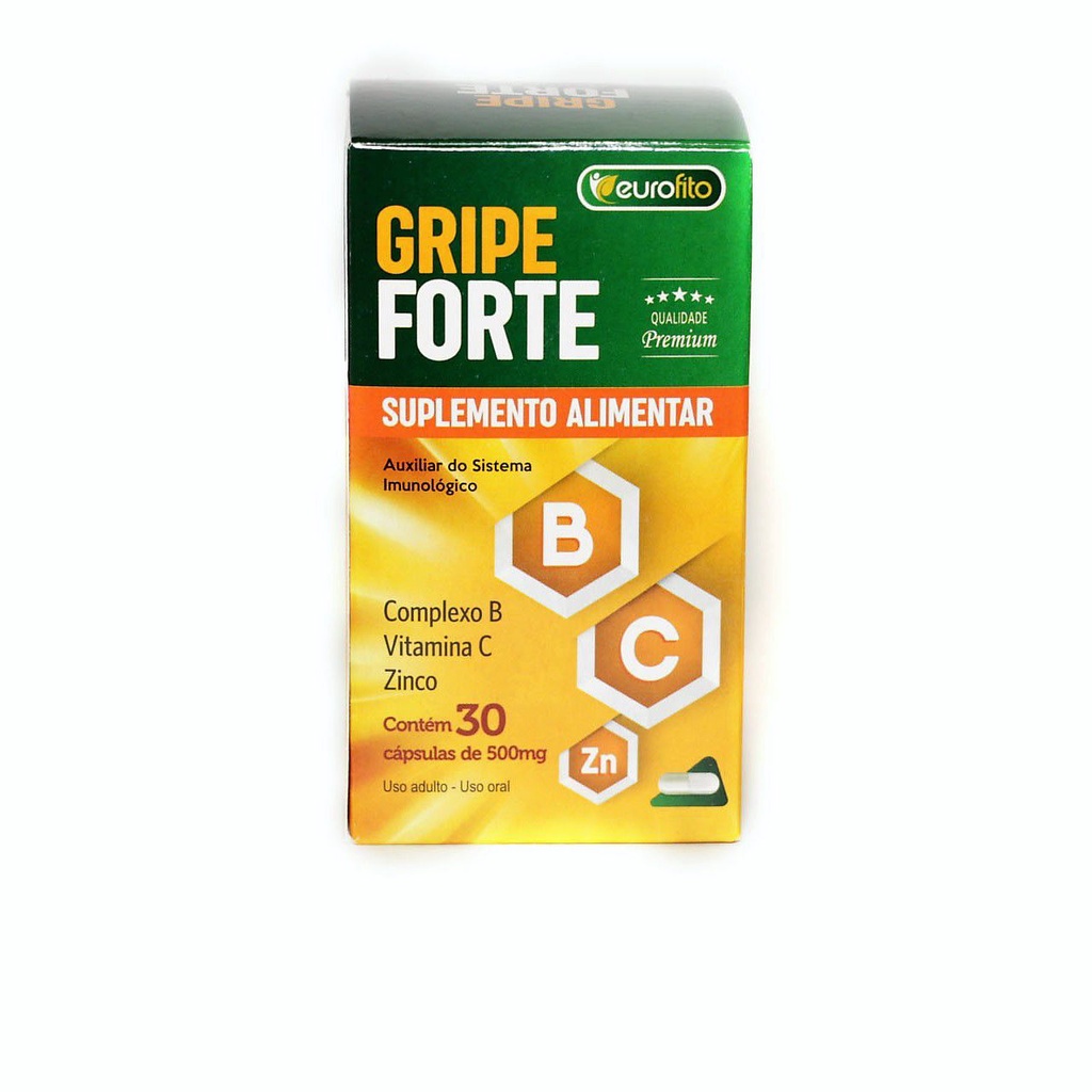 Suplemento Alimentar Gripe Fort Com 30 Cápsulas Eurofito | Shopee Brasil