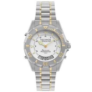 Relogio Technos Masculino Skydiver T20557/9b Misto / Bicolor