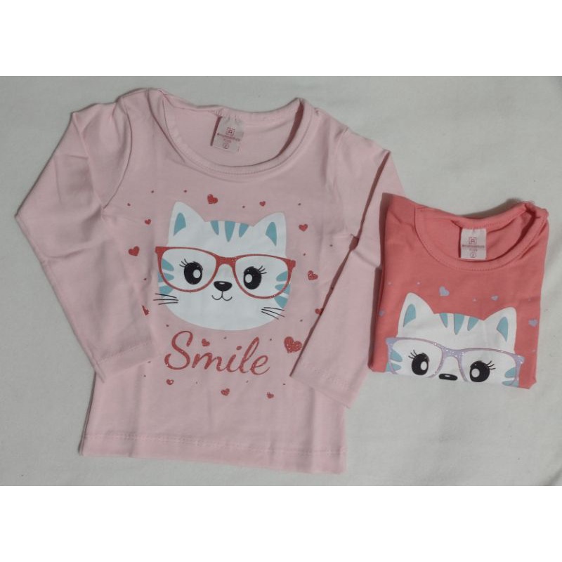 Blusa meia estação orders infantil feminina