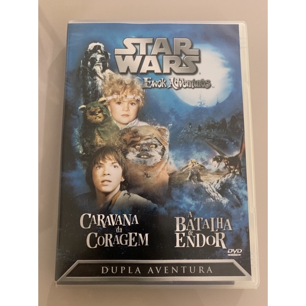 DVD Star Wars Ewok Adventures Caravana da coragem A batalha de Endor