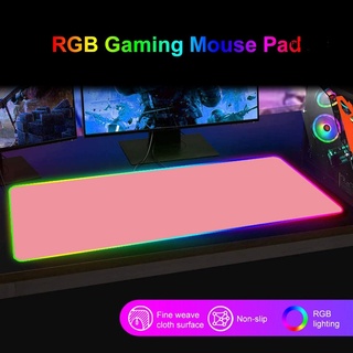Mouse pad Rosa Gamer Led Rgb 7 Cores Grande 80 X 30cm Mp48 | Shopee Brasil