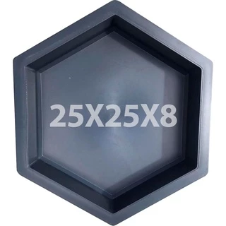 Forma Piso Bloquete Sextavada Lisa 25x25x8 Para Calçada Paver