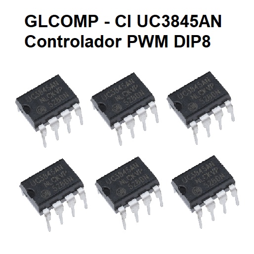 Ci Uc3845an Uc3845 Tl 3845 Controlador Pwm kit c/ 05 Peças