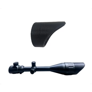 Capa Quebra Sol Para Sol Riflescope Luneta 6-24x50 Anti Brilho Reflexo