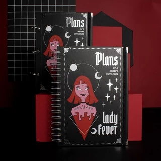 Bullet Journal - Caderno Pontilhado A5 - Studio 11 - LADY FEVER