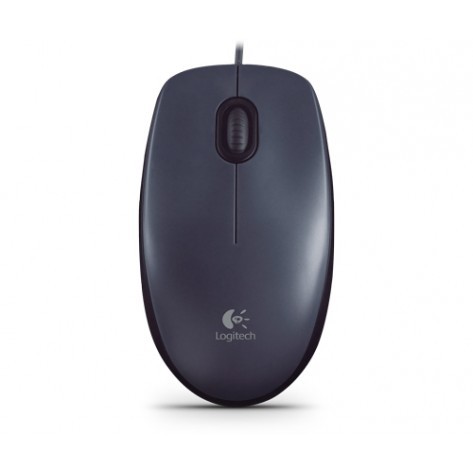 Mouse Logitech Óptico 1000DPI 3 Botões M90