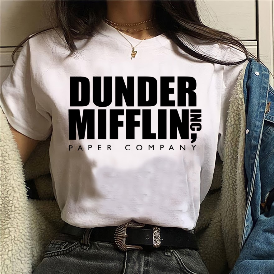 ayuda me bana enpeñar on X: o gio me deu uma camiseta da dunder mifflin  𝔭𝔞𝔭𝔢𝔯 𝔠𝔬𝔪𝔭𝔞𝔫𝔶  / X