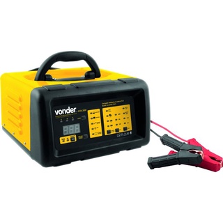 Carregador de Bateria 12V C/Aux e Voltímetro CIB300 220V - Vonder
