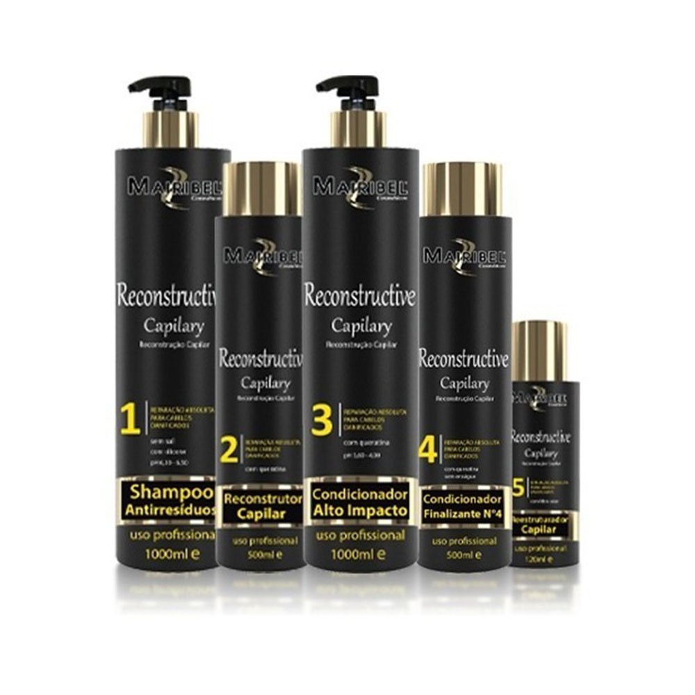Kit Cauterização Capilar Profissional Mairibel Nova Embalagem | Shopee ...