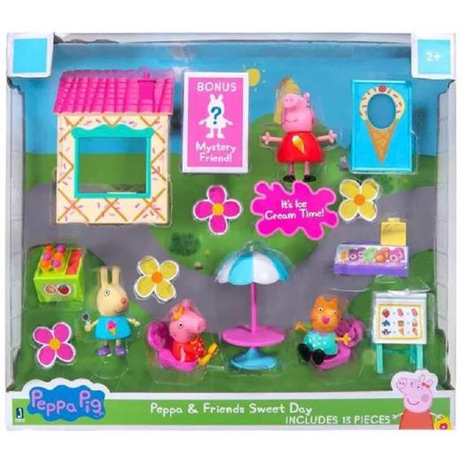 Peppa Dia De Sorvete Com A Família Pig - F2171 - Hasbro - Real