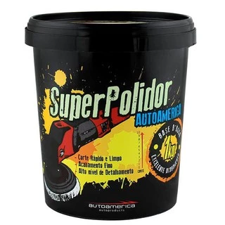 Massa de Polir Automotiva Super Polidor Autoamerica Base d'água 1kg