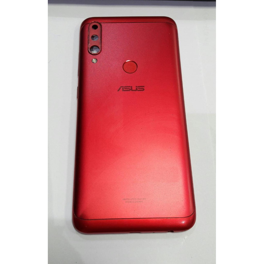 Tampa Traseira Asus Zenfone Max Shot Zb634kl c/ biometria Vermelha - original retirada c/ detalhes