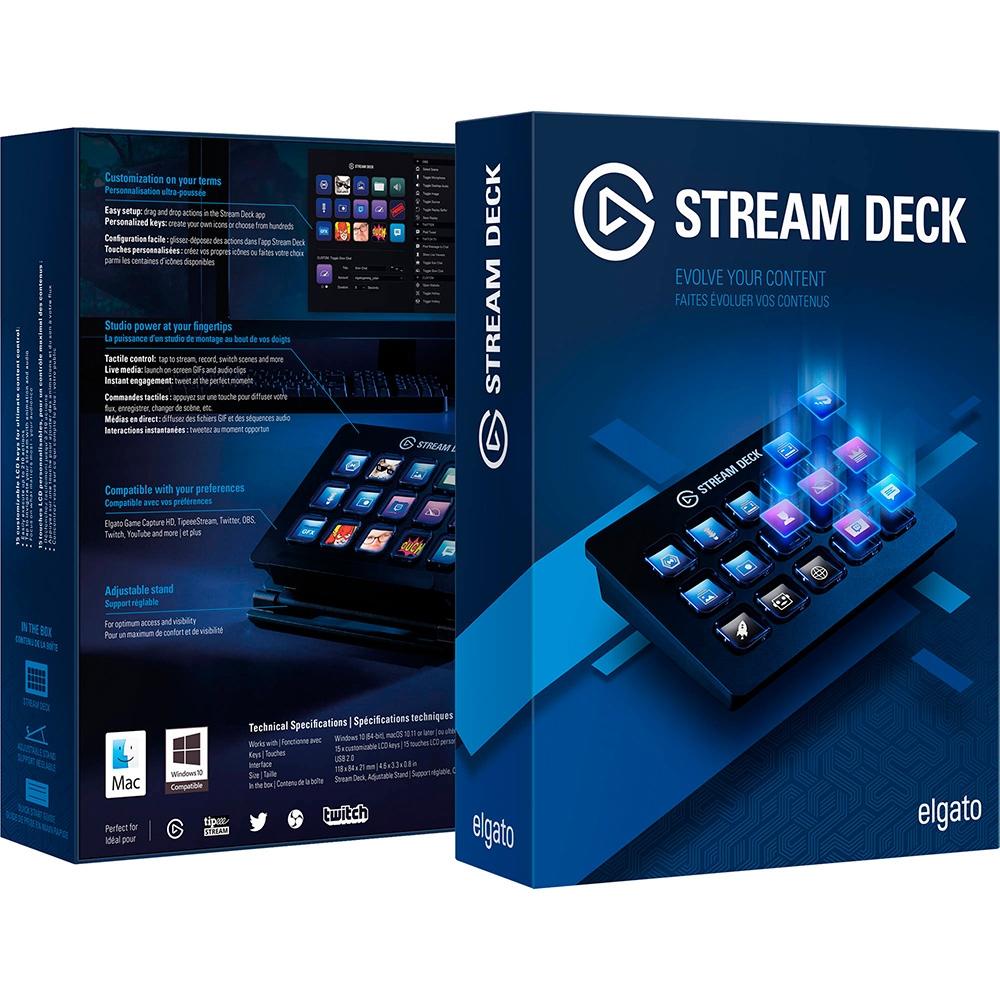 Controladora Stream Deck Elgato 15 Teclas USB Integrado Preto