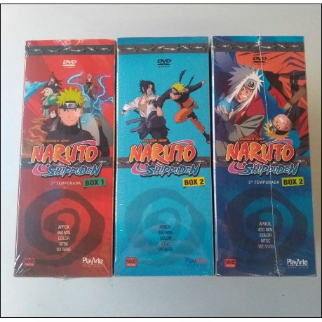 Box DVD Naruto Shippuden (Novo - Lacrado) | Shopee Brasil