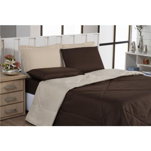 Edredon Solteiro Cores Dupla Face