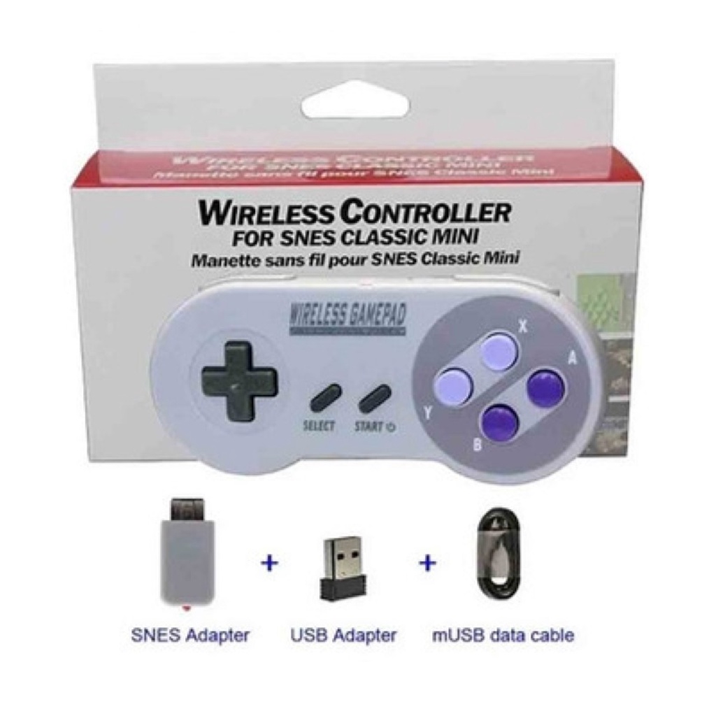 Super SNES Retro Controle Sem Fio + 3000 Jogos Embutidos e Pode ser  adicionado mais jogos com cartão SD