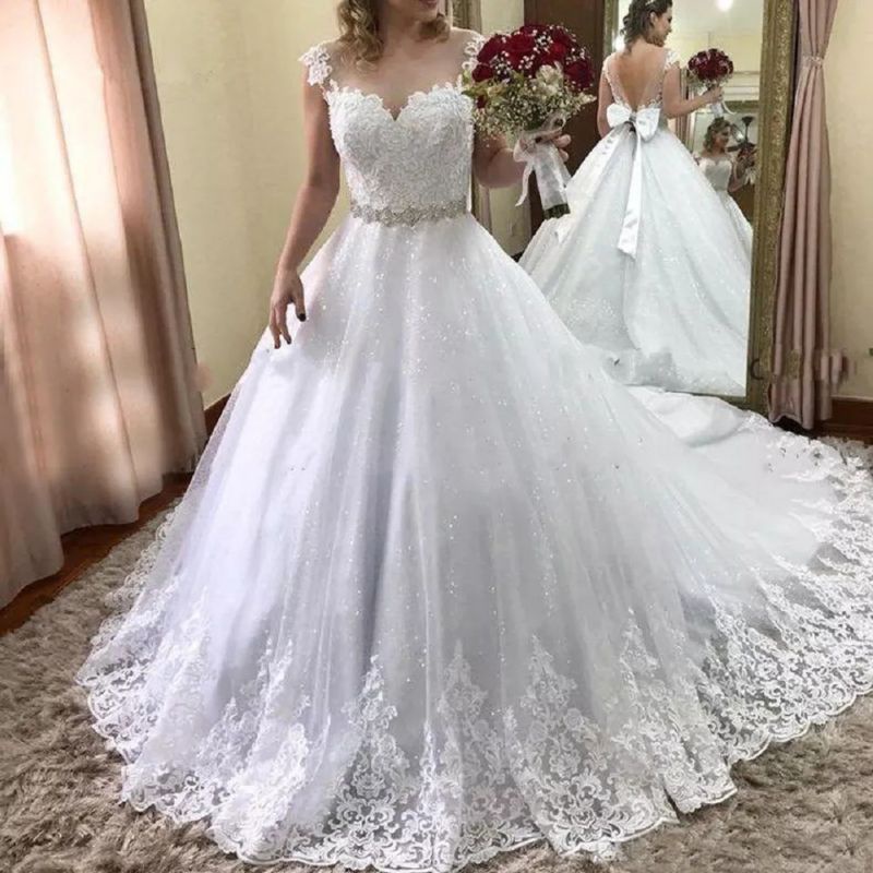 Vestido de noiva princesa luxo