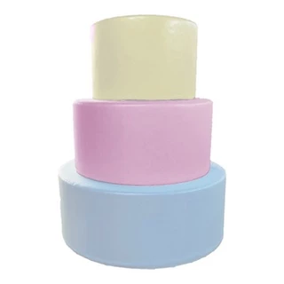 Base De Bolo Falso Encapado Em Eva Candy - Escolha As Cores