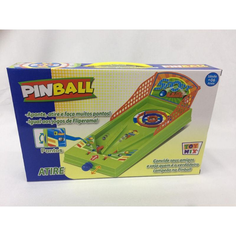 Mesa de pinbal jogo de futebol fliperama manual com placar para 2