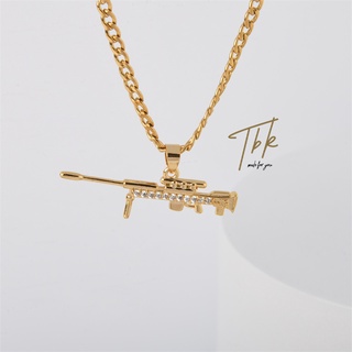 TBK Colar De Coleção Gold Call of Dutyy Inspirado Em Ouro 18K Para Acessórios Masculinos Hipoalergênico 366Nnecklace Homens