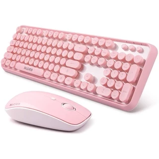 SADES V2020 teclado + mouse sem fio Wireless 2,4Ghz PT-BR ABNT