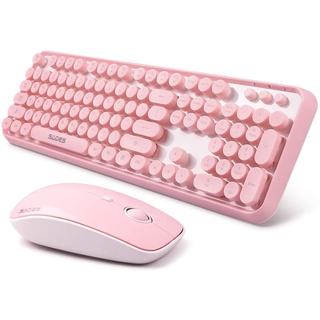 SADES V2020 teclado + mouse sem fio Wireless 2,4Ghz PT-BR ABNT