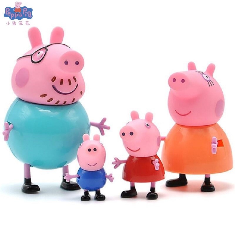 Peppa pig soft toy 2024 family